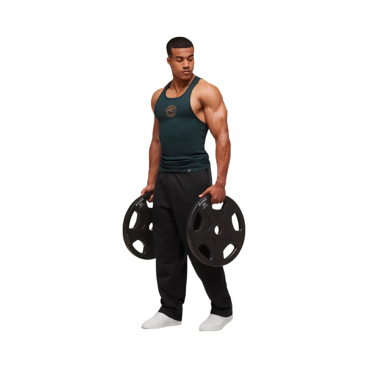 Gymshark Legacy Ribbed Tank - Deep Petrol Blue