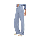 Alo Women's Wool Cashmere High-Waist New Class Wide Leg Pant - Winter Frost