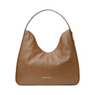 Michael Kors Nayla Medium Pebbled Leather Hobo Shoulder Bag Driftwood