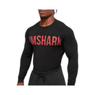 Gymshark Prime Long Sleeve T-Shirt - Black/Vivid Red