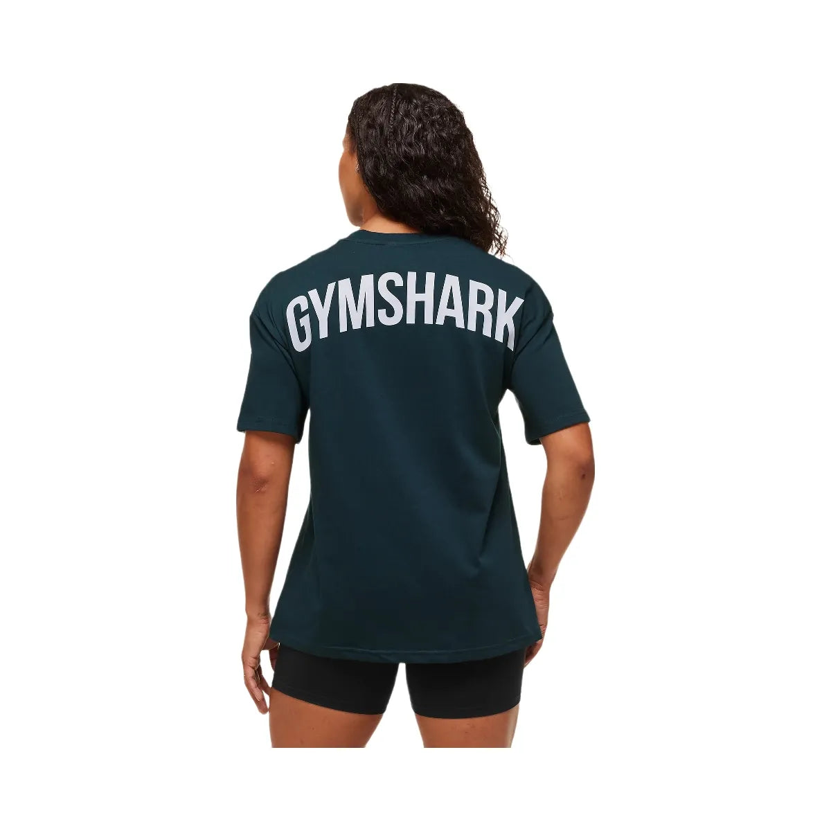 Gymshark Power Oversized T-Shirt - Deep Petrol Blue/Smoke Blue