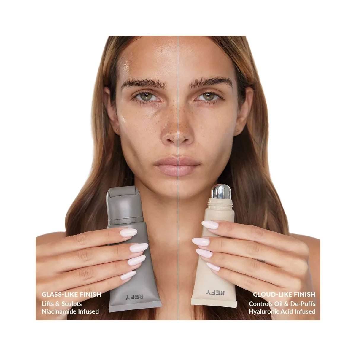 REFY Mini Blur and Hydrate Oil-Control Face Primer with Hyaluronic Acid - Clear