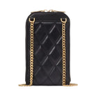Kate Spade Carey Quilted North South Phone Crossbody Black