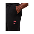 Gymshark Prime Joggers - Black/Vivid Red