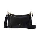 Kate Spade Duet Saffiano Leather Small Crossbody Black