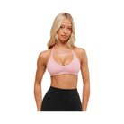 Gymshark Minimal Halterneck Sports Bra - Cloud Pink