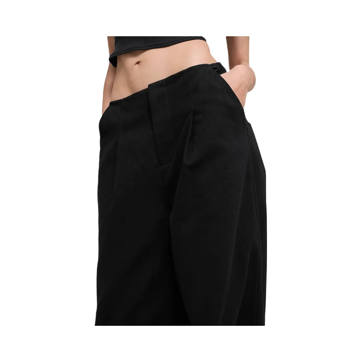 Alo Women's High-Waist Main Character Wide Leg Trouser - Black