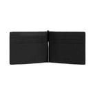 Coach Slim Money Clip Billfold Wallet In Signature Canvas Gunmetal Charcoal Black