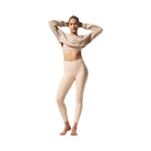 Alo Women's Extreme Cropped Pullover - Macadamia