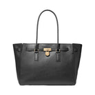 Michael Kors Hamilton Moderne Large Leather Tote Bag Black