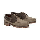 Timberland Authentics 3-Eye Boat Shoe Olive Nubuck Men'S