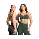 Gymshark Adapt Camo Cross Back Sports Bra - Asphalt Grey/Black