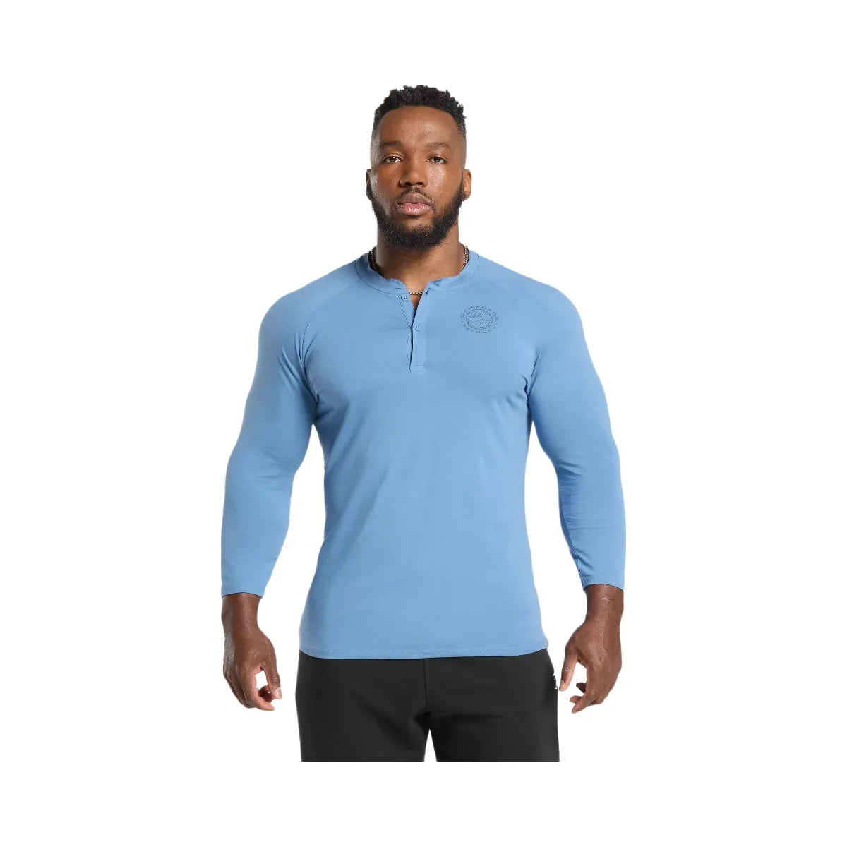 Gymshark Legacy Henley - Classic Blue