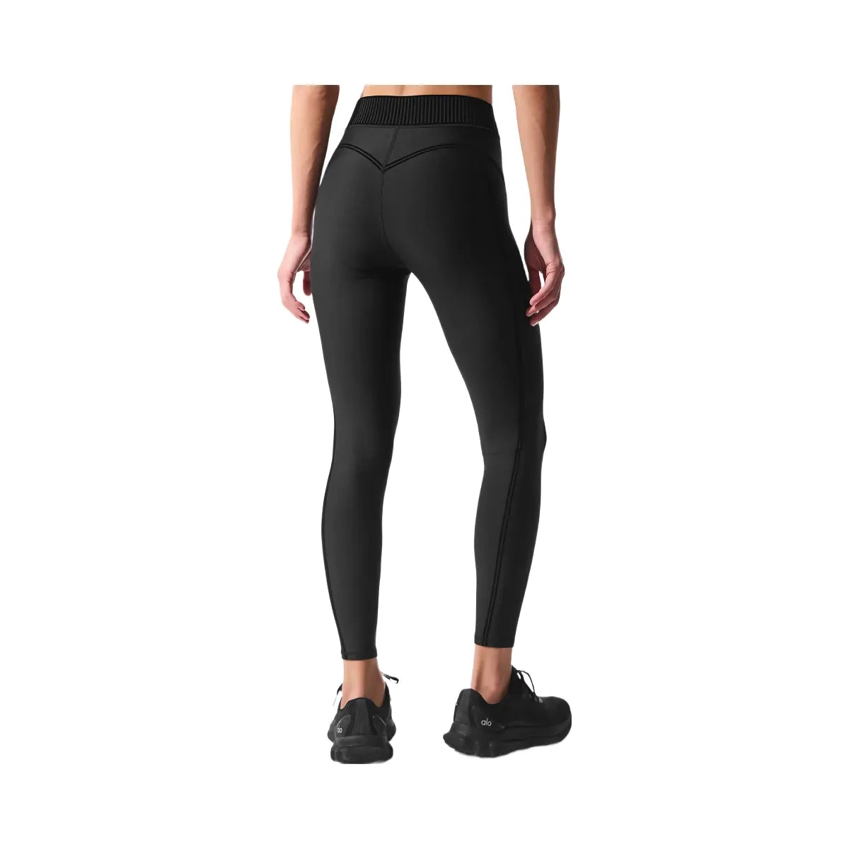 Alo Women's Airlift High-Waist 7/8 Line Up Legging - Black