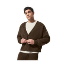 Alo Men's Scholar Cardigan Sweater - Espresso