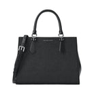 Michael Kors Marilyn Medium Saffiano Leather Satchel Black