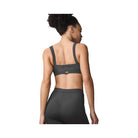 Alo Women's Pinstripe Jacquard Captivate Bra - Anthracite/Black