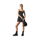 Alo Women's Breezy Tennis Dress - Black