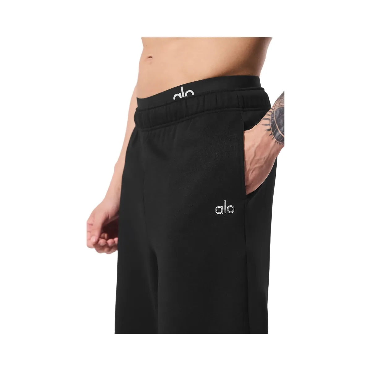 Alo Men's Accolade Straight Leg Sweatpant - Black