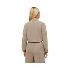 Gymshark Waffle Midi Zip Up Jacket - Lifestyle Brown