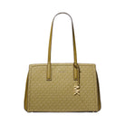 Michael Kors Laila Medium Signature Logo Tote Bag Pistachio