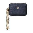 Michael Kors Medium Saffiano Leather Chain Card Case Navy