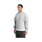 Gymshark Oversized Crest Crew - Light Grey Core Marl