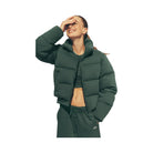 Alo Women's Sweatshirt Puffer - Clover Green