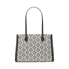 Kate Spade Signature Spade Flower East West Large Laptop Tote Black Multi