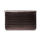 Kate Spade Madison Croc Embossed Willow Medium Convertible Crossbody Hot Fudge