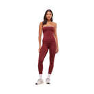 Gymshark Piping Bandeau With Shelf - Sets Red/Carmine Red/Soft White