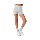 Alo Women's Alolux High-Waist Me Time Short - Athletic Heather Grey