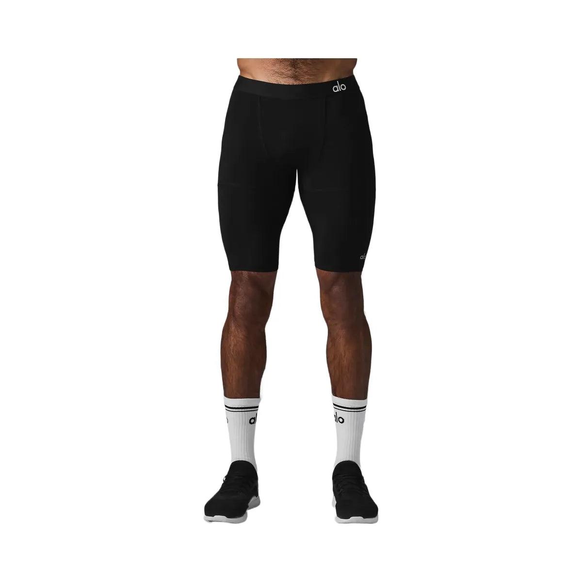 Alo Men's 9" Flight Compression Short - Black