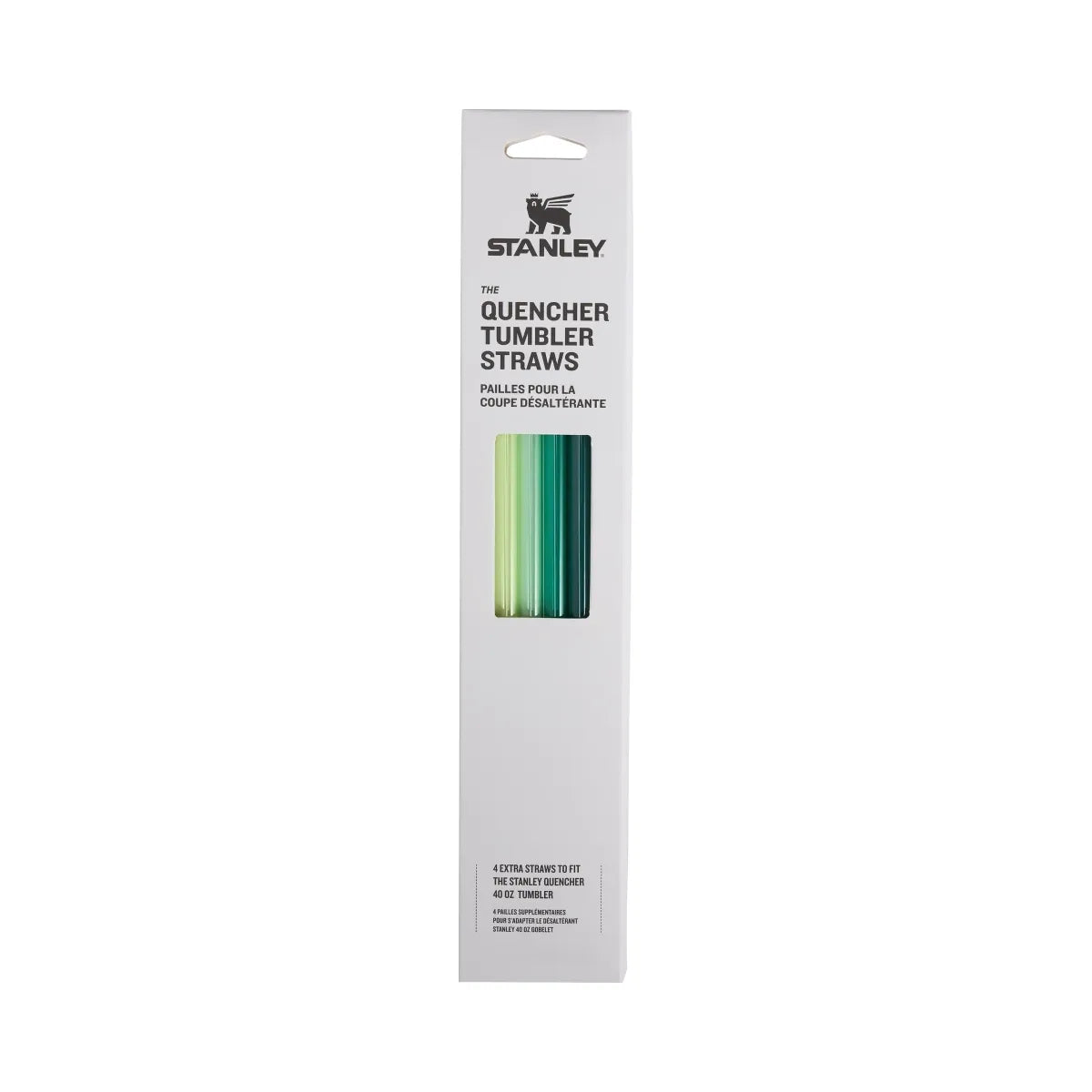 Stanley Adventure Quencher Travel Tumbler Straws 40OZ Green