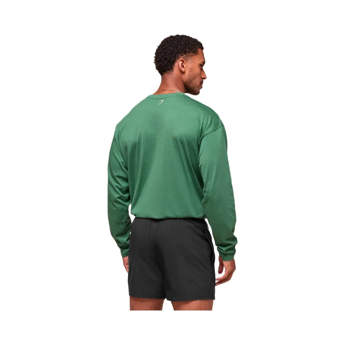 Gymshark Worn Graphic Long Sleeve T-Shirt - Lift Green