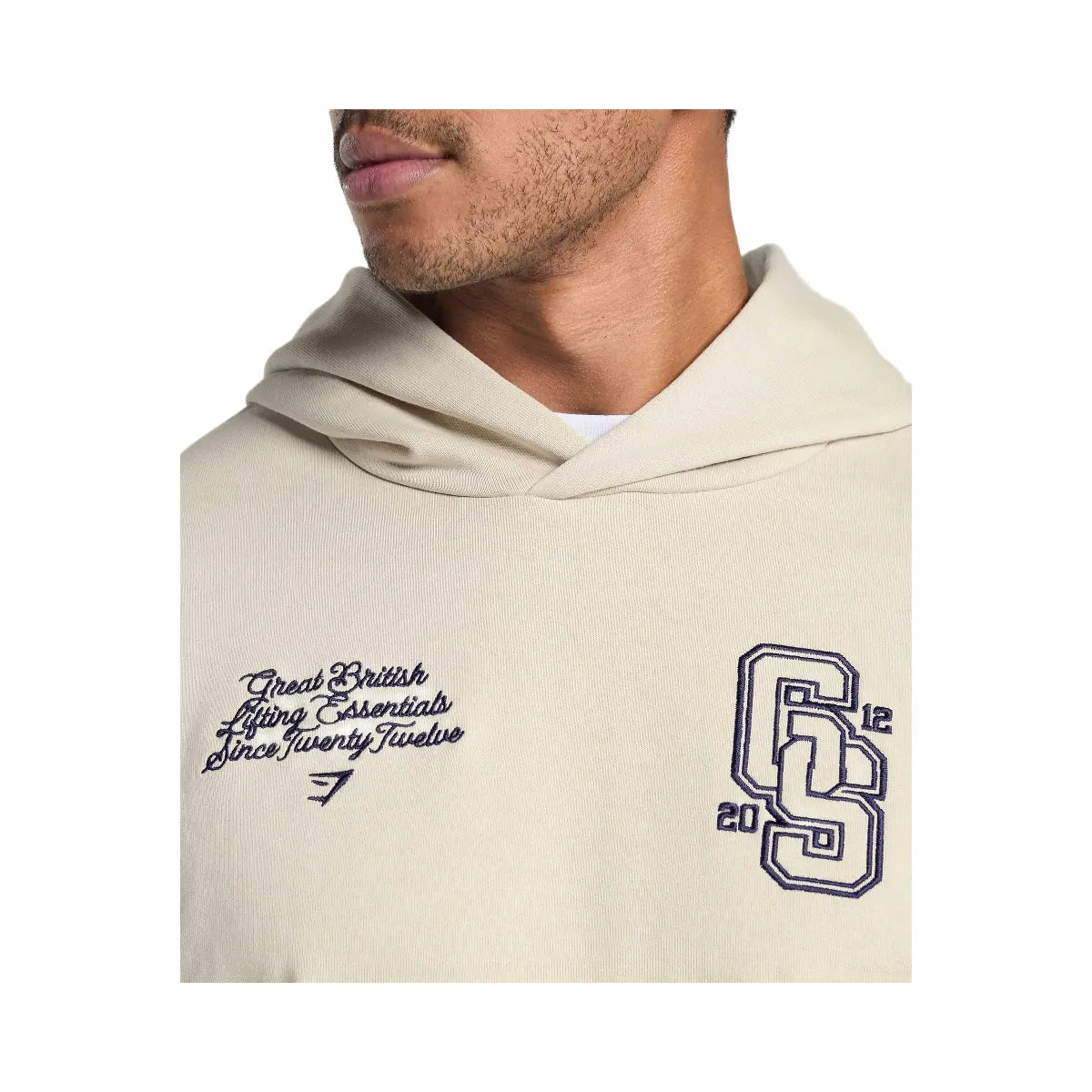 Gymshark Lifting Essentials Hoodie - Pebble Grey