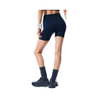Alo Women's 5" Seamless Ribbed Favorite Short - Navy