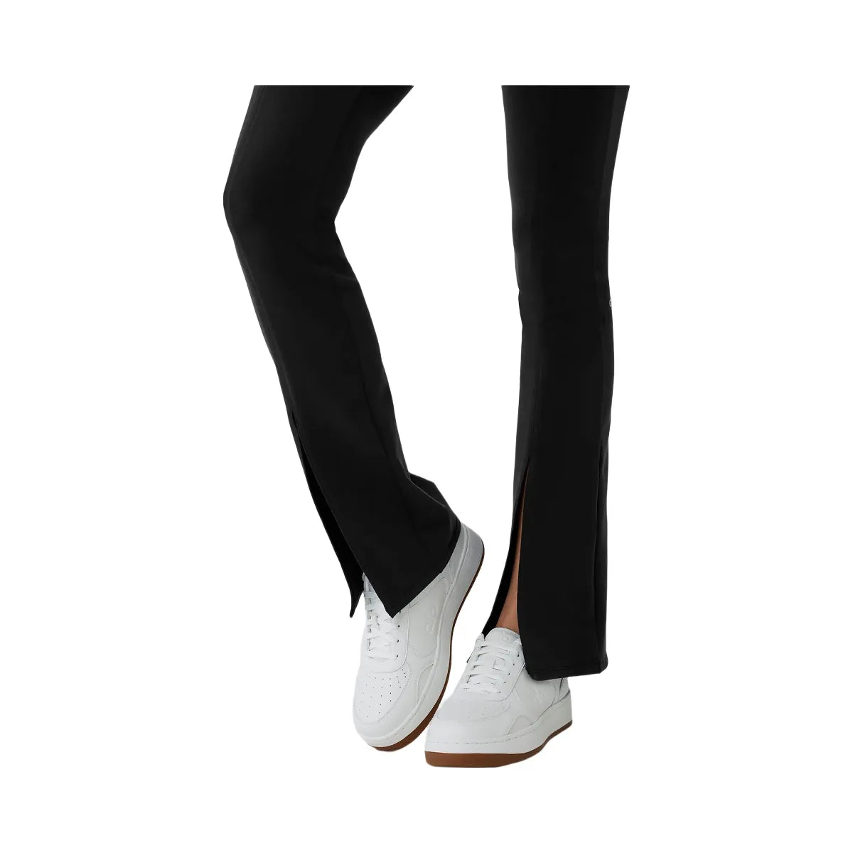 Alo Women's Airbrush High-Waist Flutter Legging - Black
