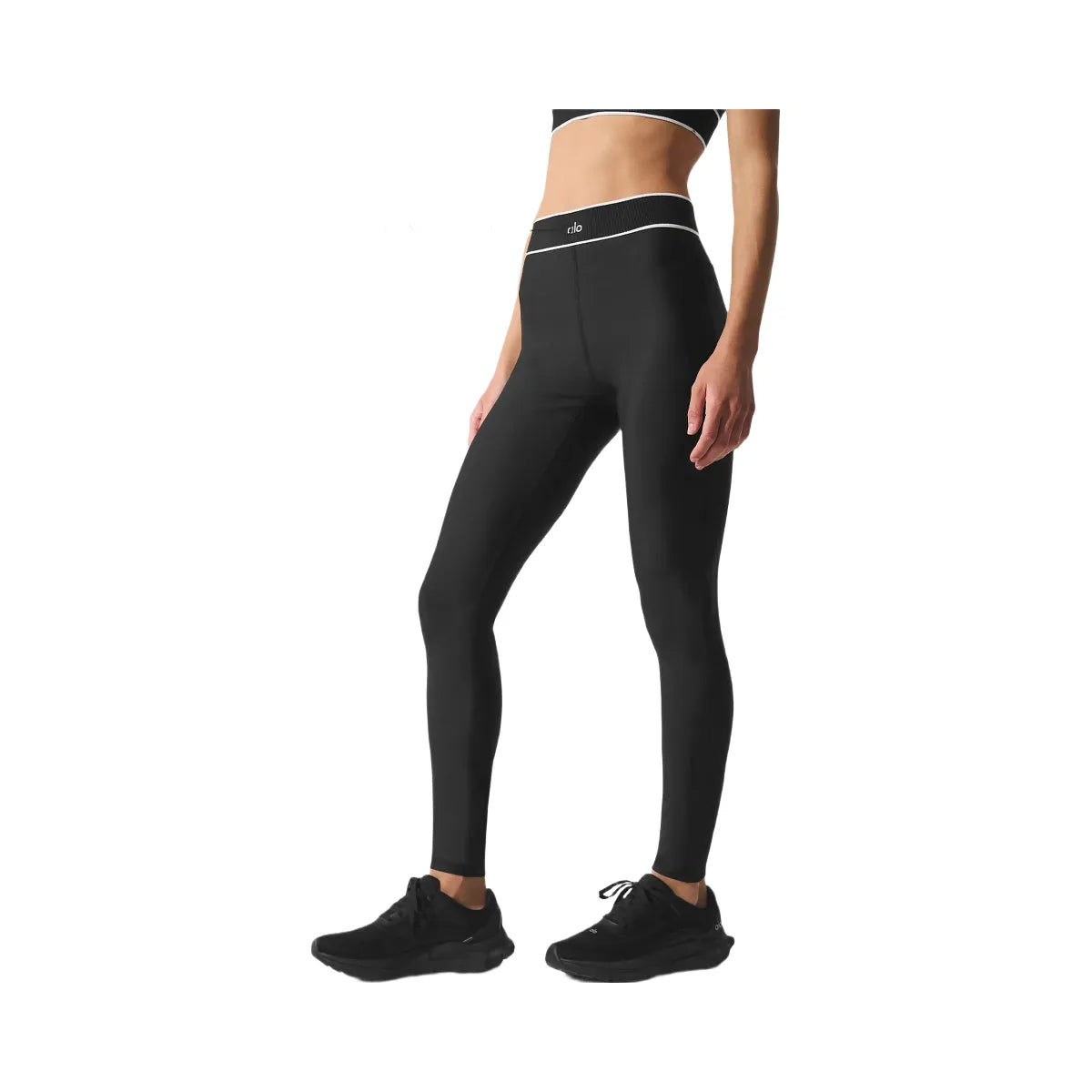 Alo Women's Airlift High-Waist Alignment Legging - Black/White