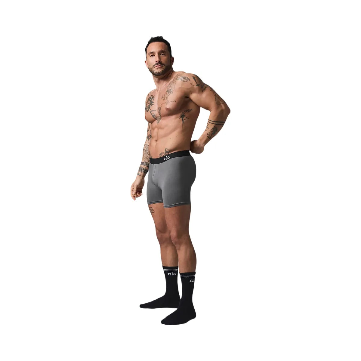 Alo Men's Day and Night Boxer - Grey