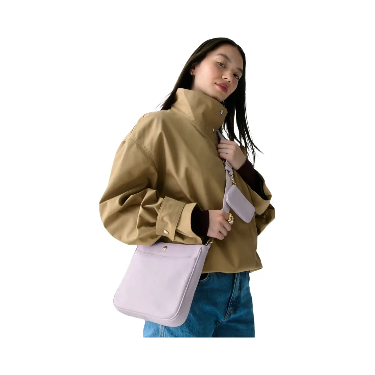 Kate Spade Emma Medium Swingpack Crossbody Light Frozen Lilac