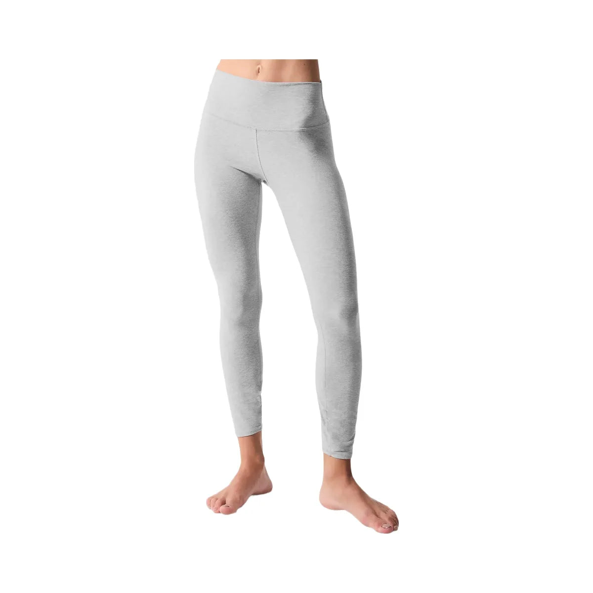 Alo Women's Alosoft High-Waist 7/8 Highlight Legging - Athletic Heather Grey
