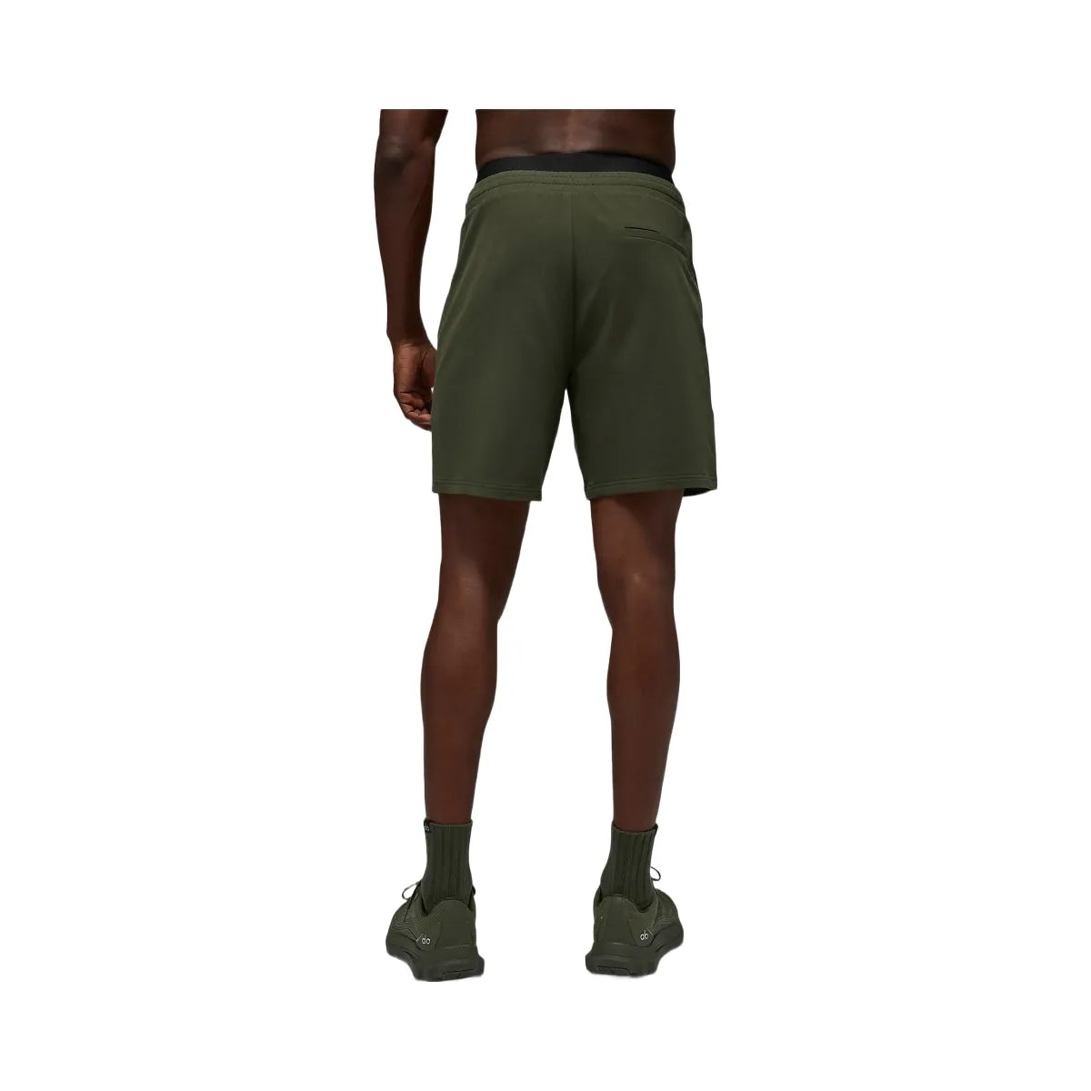 Alo Men's 7" Double Take Short - Green Olive