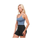 Gymshark Training Cami Tank With Shelf - Worn Blue