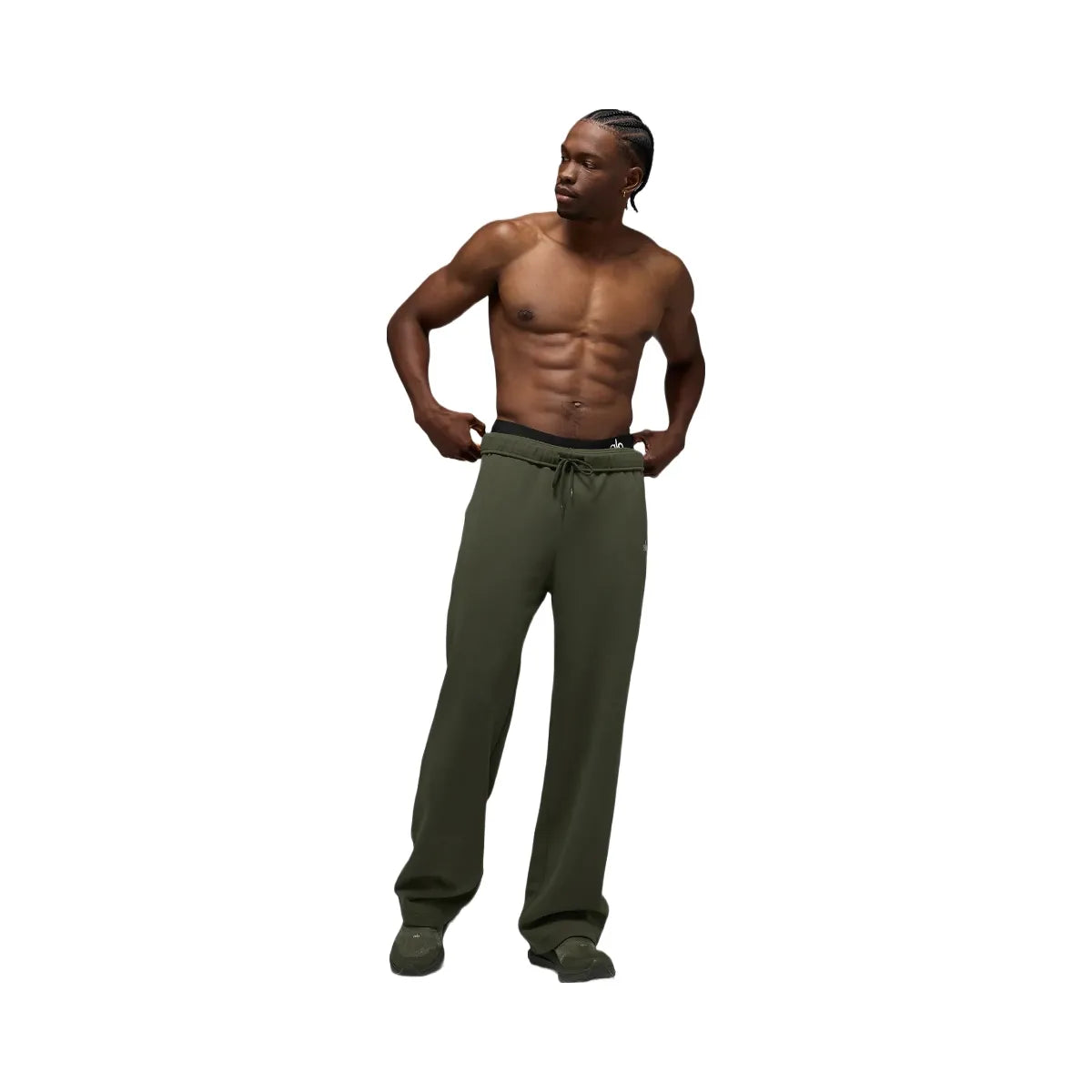 Alo Men's Accolade Straight Leg Sweatpant - Green Olive