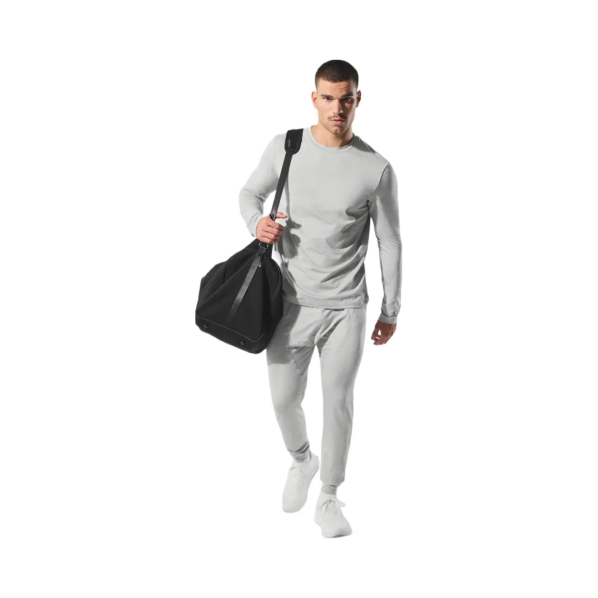 Alo Men's Conquer Revitalize Pant - Athletic Heather Grey