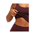 Gymshark Soft Sculpt Halterneck Tank With Shelf - Rich Maroon
