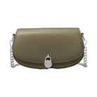 Michael Kors Mila Small Leather Convertible Crossbody Bag Olive