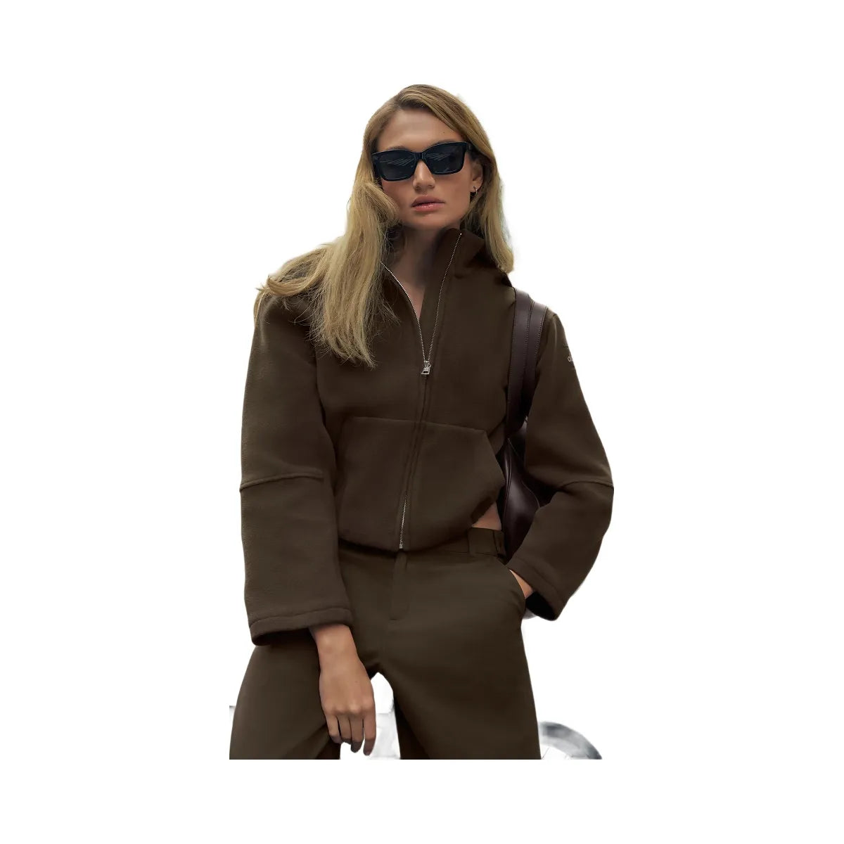 Alo Women's Double Face Wool City Girl Jacket - Espresso