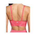 Gymshark Vital V Neck Sports Bra - Coral Red/Marl